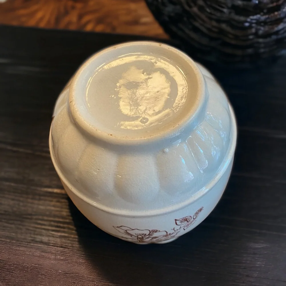 Antique transferware vase